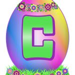 Easter Egg Letter C