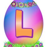 Easter Egg Letter L