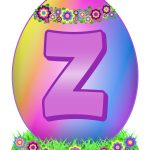 Easter Egg Letter Z